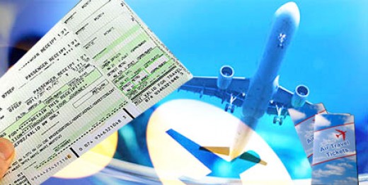 Booking Cheap Flights showing tickets