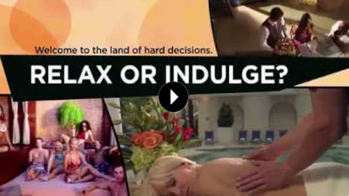 Indulge or Relax This is Las Vegas Baby Video.