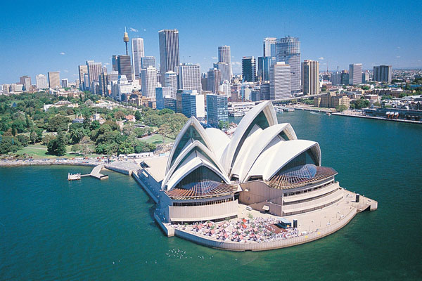 Sydney Harbor and Opera House